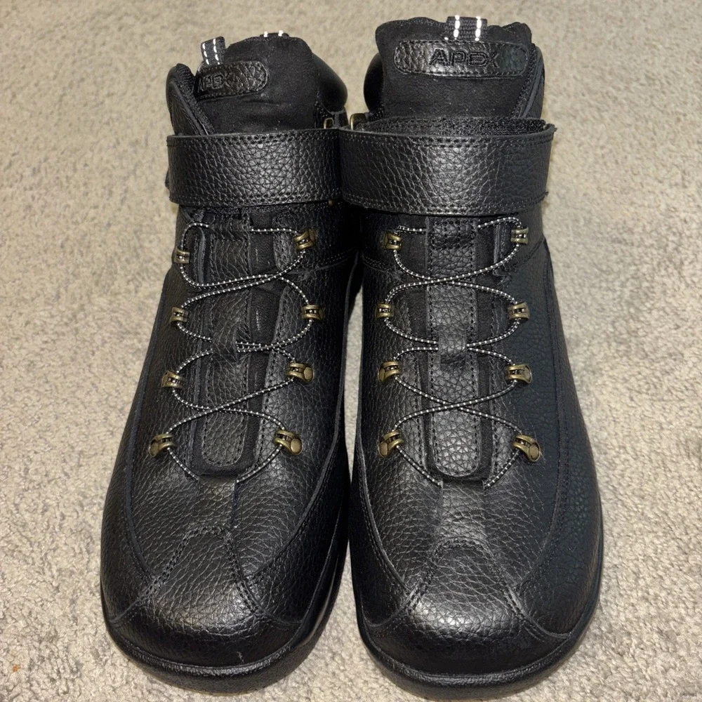 APEX ARIYA Men's 12 W Wide Casual Hiking Boot Outdoor Leather Comfort $195